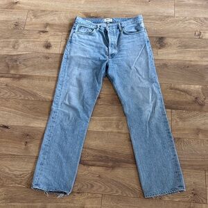 Agolde Light Blue pinch waist jeans